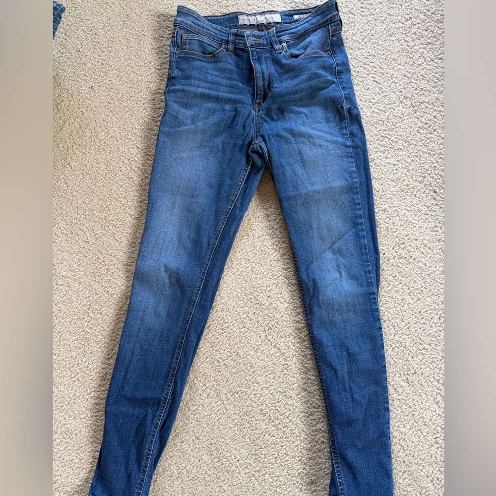Guess high waisted skinny jeans